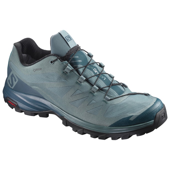 Salomon Israel OUTPATH GTX® - Mens Hiking Shoes - Light Blue (SLZG-49123)